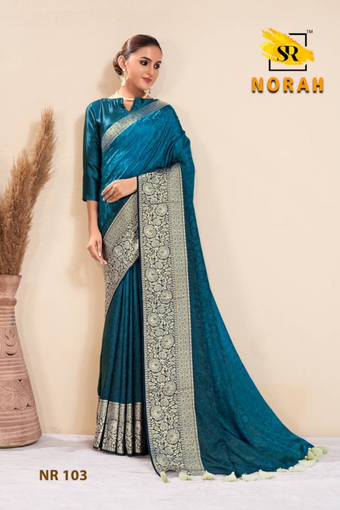 Sr Norah  Exclusive Designer Wholesale Party Wear Sarees 

